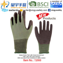 (Produtos de Patentes) Latex Coated Green Environment Gloves T2000